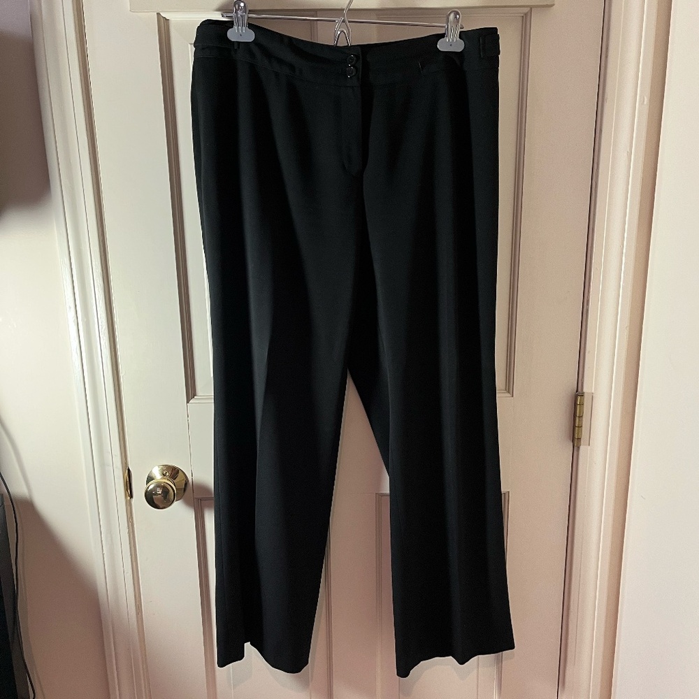 Jones New York Stretch Signature Dress Pants Black Size 14
